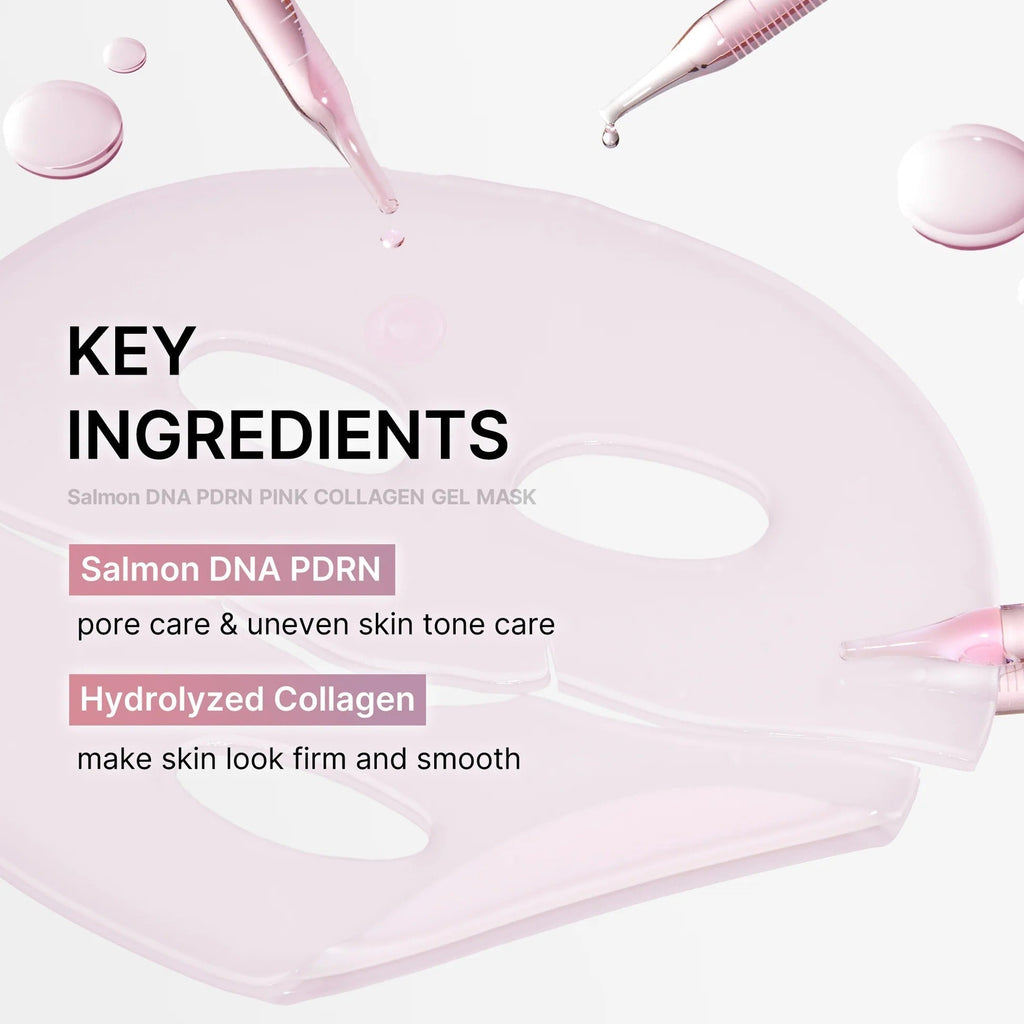 Máscara em Gel de Colágeno PDRN Rosa