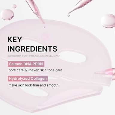 Máscara em Gel de Colágeno PDRN Rosa