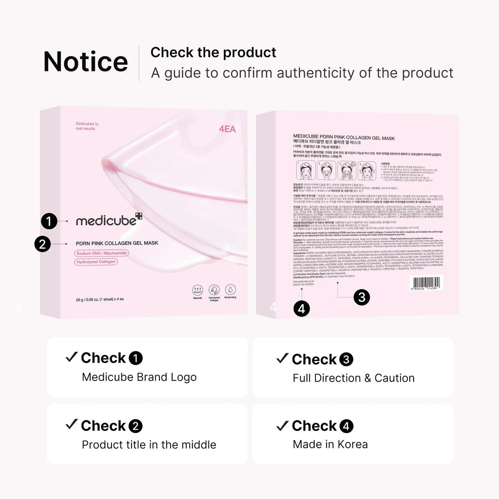 Máscara em Gel de Colágeno PDRN Rosa